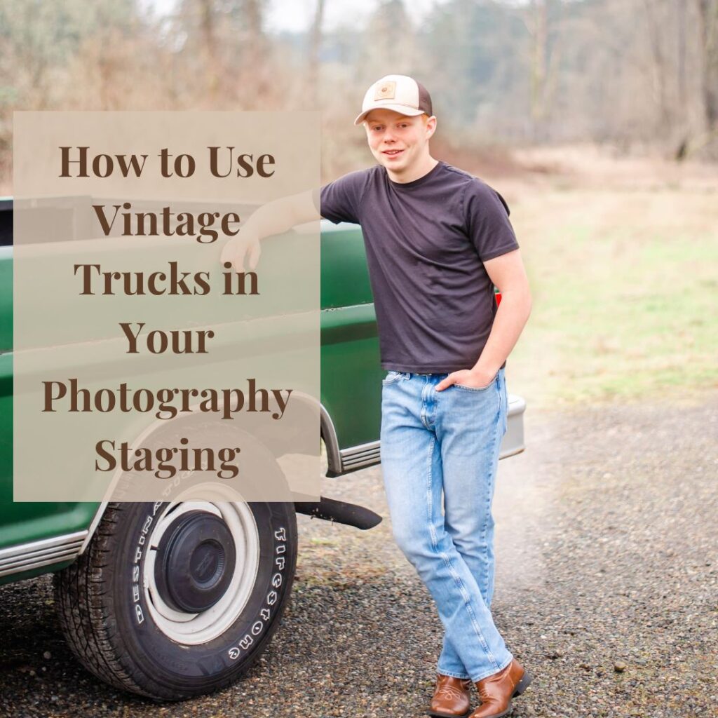 How to Use Vintage Trucks in Your Photography Staging