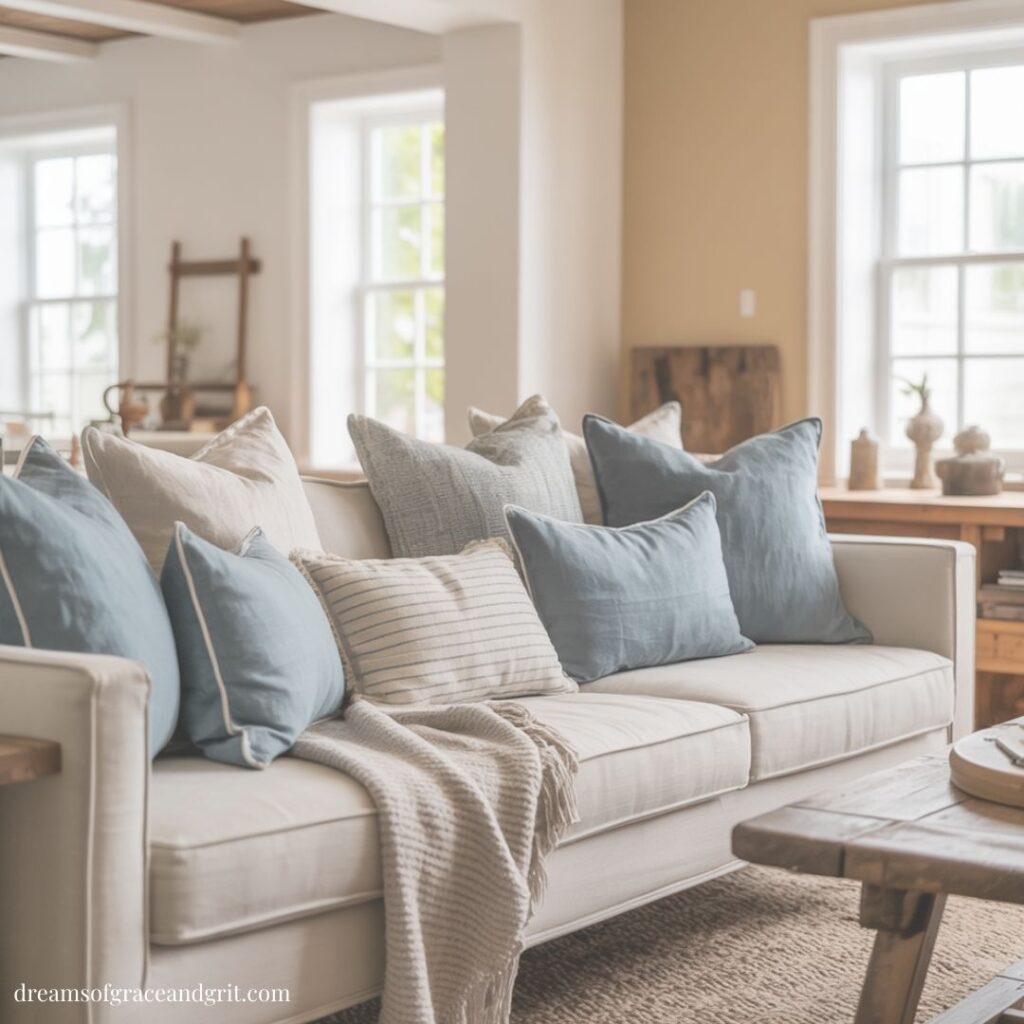 10 Farmhouse Style Blue Home Decor Ideas!