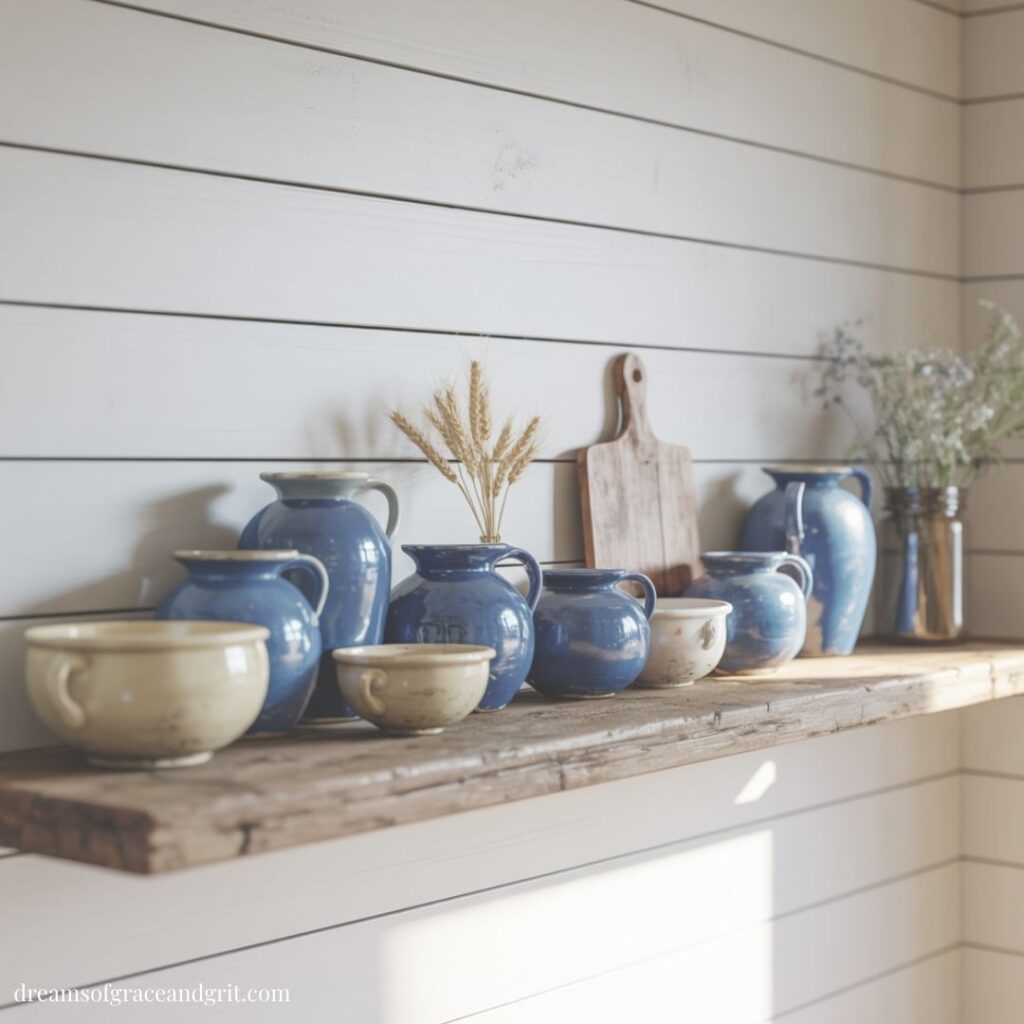 10 Farmhouse Style Blue Home Decor Ideas!